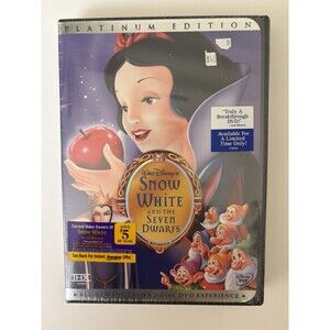 Snow White and The Seven Dwarfs (1937) Platinum Edition 2-DVD set, New & Sealed